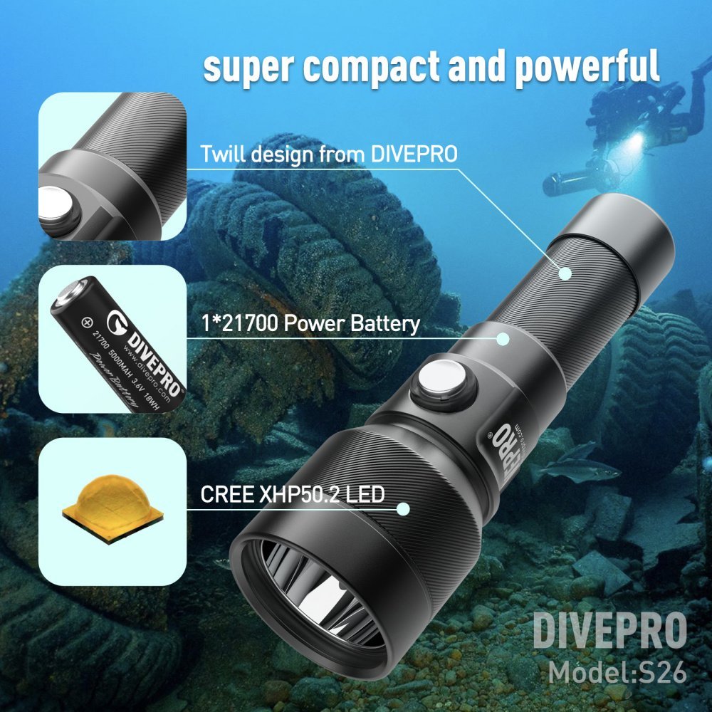 LAMPE DIVEPRO S26