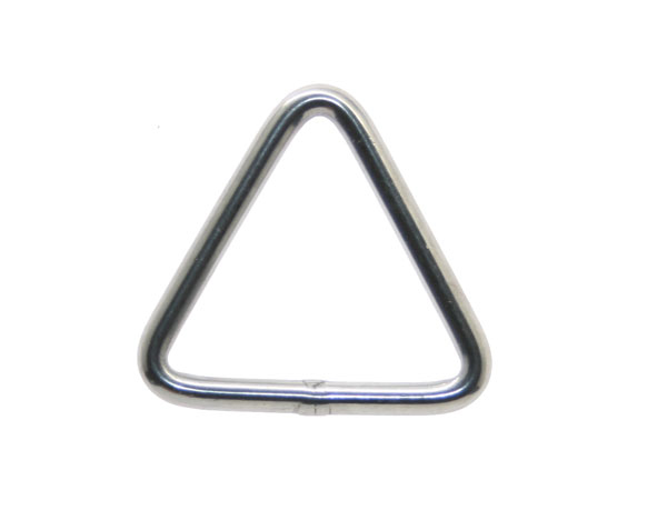 ANNEAU TRIANGLE EN INOX ESM 50 MM