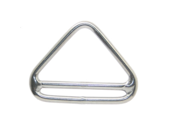 ANNEAU TRIANGLE À BARRE EN INOX ESM 50 MM