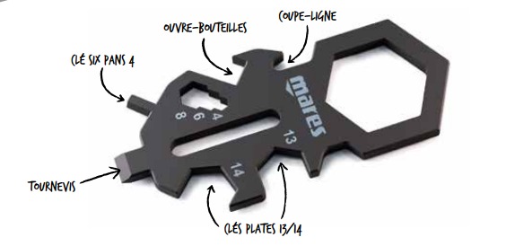 OUTILS MARES MULTI TOOL SMARTY