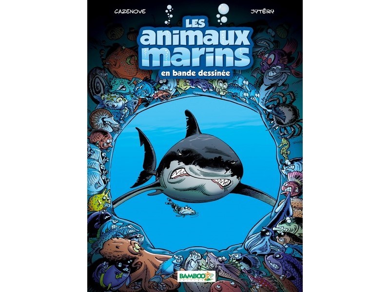 LIVRE LES ANIMAUX MARINS EN BD – TOME 1