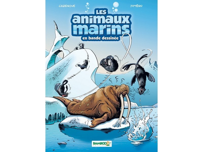 LIVRE LES ANIMAUX MARINS EN BD – TOME 4