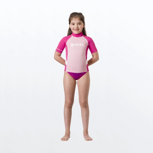 RASH GUARD MARES MANCHES COURTES FILLE ENFANT