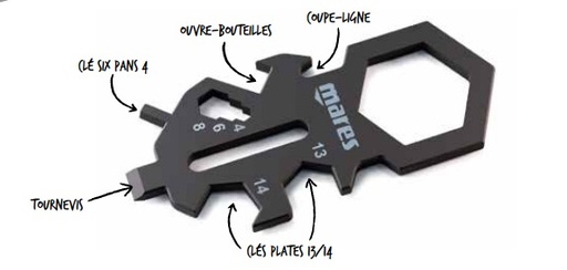 [069840] OUTILS MARES MULTI TOOL SMARTY