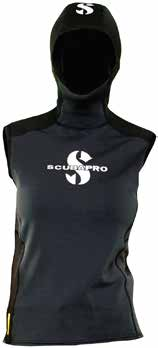 SS-VET SCUBAPRO 1MM TOP HYBRID A CAGOULE FEMME 