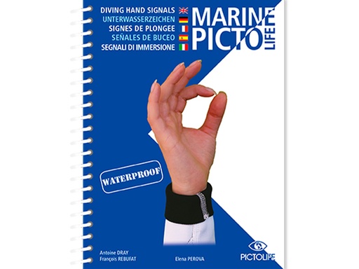 [073710] LIVRE MARINE PICTO LIFE SIGNES DE PLONGEE