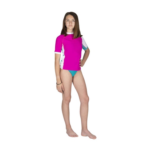 RASH GUARD MARES SHIELD MANCHES COURTES FILLE ENFANT