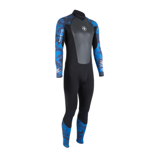 MONOPIECE AQUALUNG HYDROFLEX CAM BLU HOMME 1MM