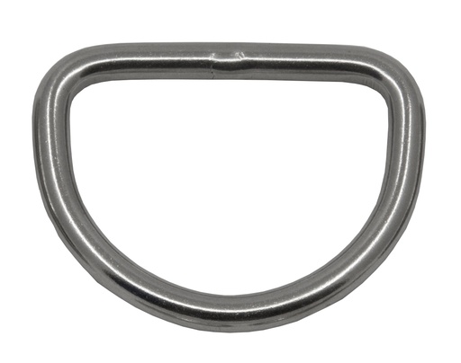 [044685] D-RING FERMÉ EN INOX ESM 50 MM ∅ 5 MM