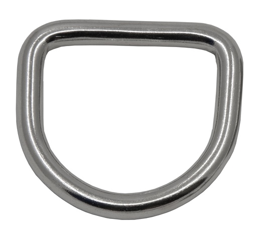 [044686] D-RING FERMÉ EN INOX ESM 50 MM ∅ 8 MM