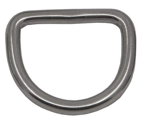 [044688] D-RING FERMÉ EN INOX ESM 25 MM ∅ 4 MM