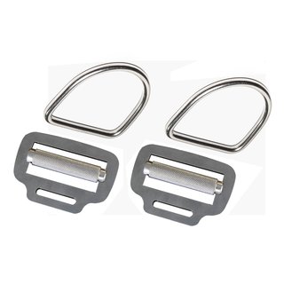 [046882] BOUCLE SLIDING D-RING EN INOX POLARIS